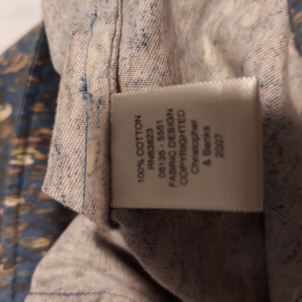 Croft & Barrow Multicolor Patterned Jean Jacket - Picture 6 of 11